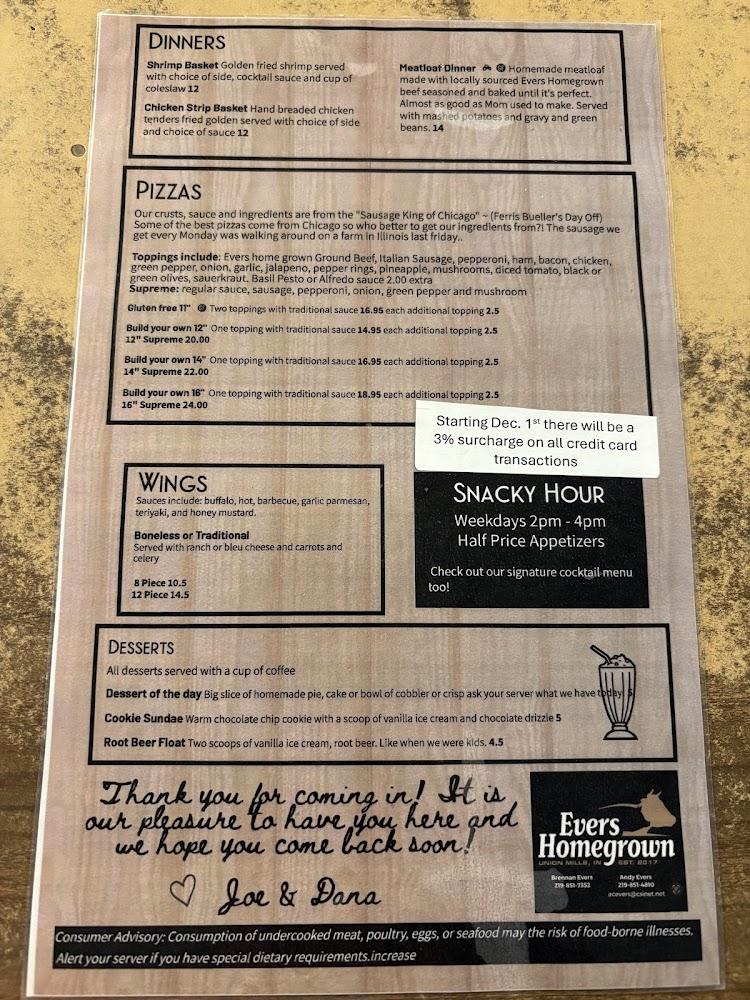 Victory City Grill Menu image 1